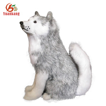 Personalizado Blanco y Negro / Marrón / Rojo Peluche Muñecas Muñeca Peluche Peluche Perro de peluche Felpa Husky para la venta